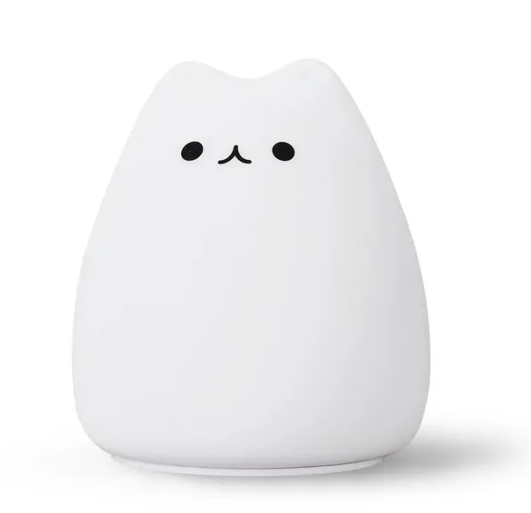 LED Cat Silicone Night Light