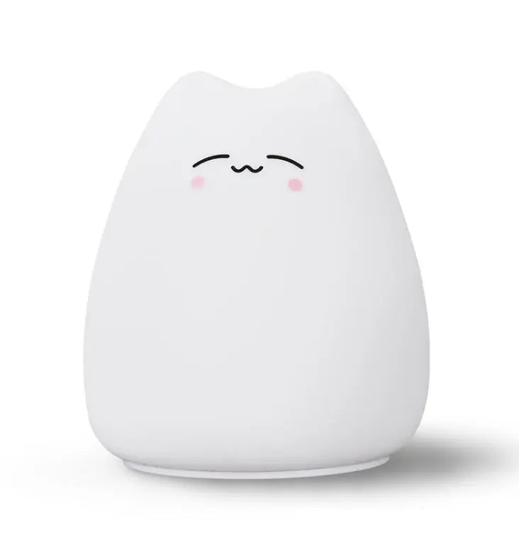 LED Cat Silicone Night Light